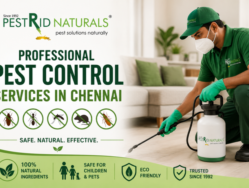 Why Professional Pest Control Services in Chennai Are Essential for Every Home