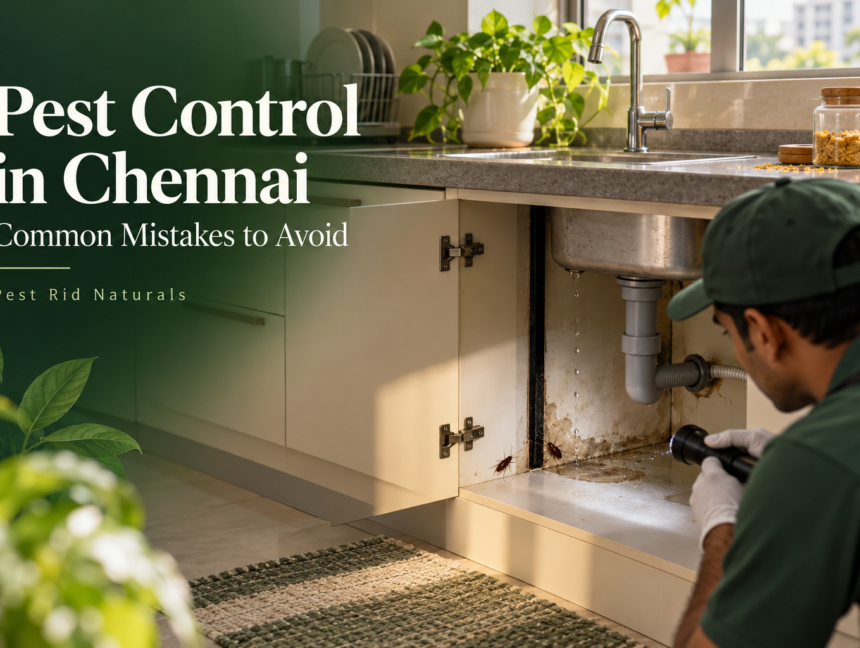 Pest Control in Chennai: Common Mistakes That Lead to Recurring Infestations